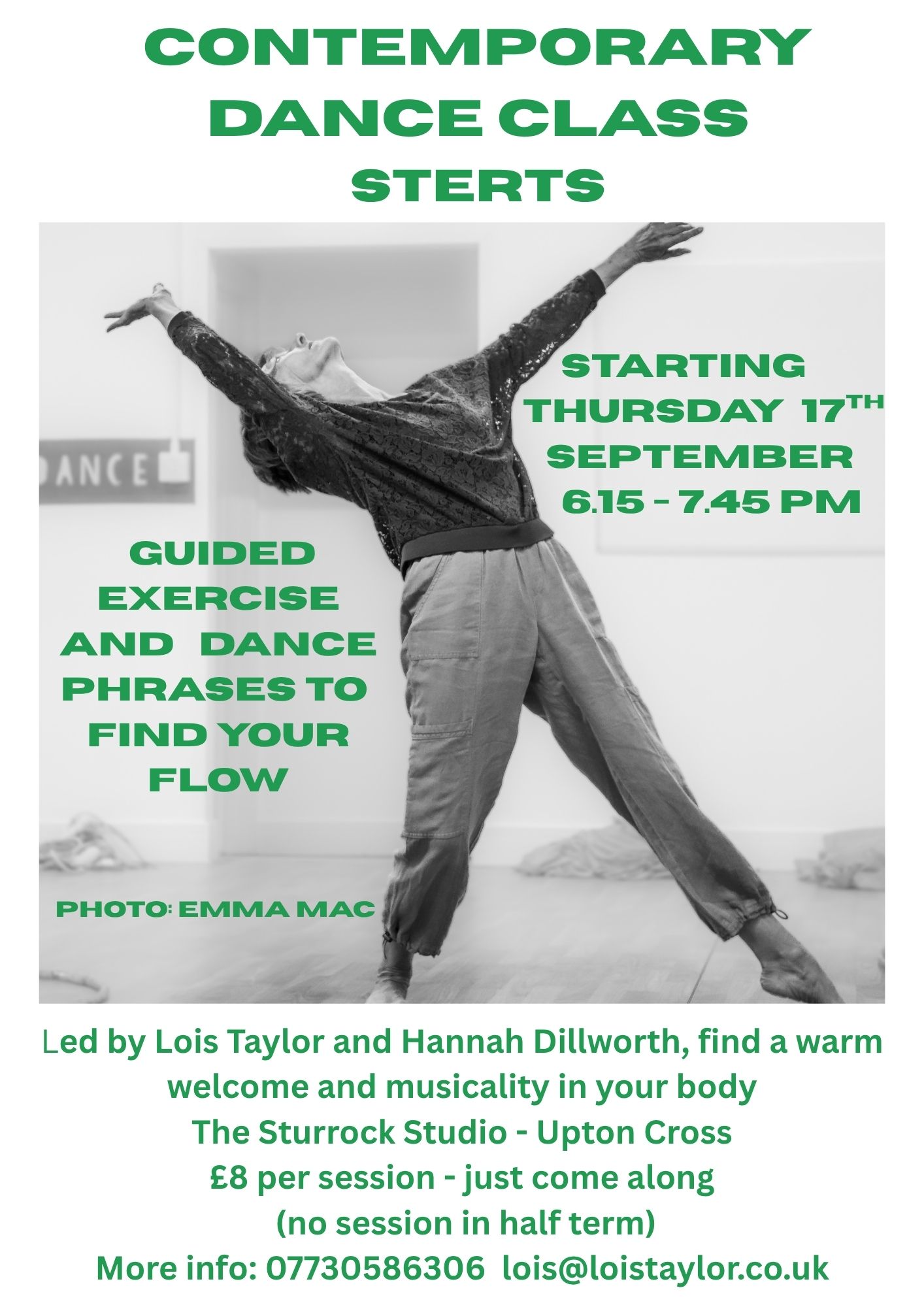 Guided Contemporary Dance Class